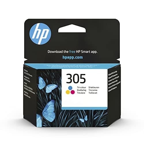 Image of HP 305 Tri-Colour Original Ink (3YM60AE) – Works with: HP DeskJet 2700, 2700e, 2800, 4100, 4100e, 4200e Series, ENVY 6000, 6000e series, ENVY Pro 6400, 6400e series
