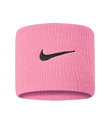 Image of Nike Swoosh Sweatband (One Size, Pink/Grey)
