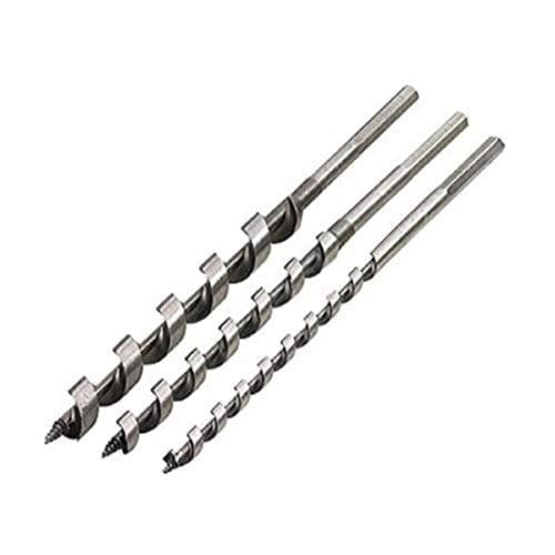 Image of Irwin 49999 3 Piece 1/4-Inch, 3/8-Inch, and 1/2-Inch Solid Center Auger Bit Assortment