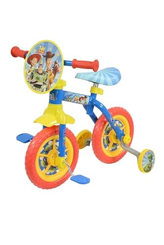 Image of Disney Toy Story 2-In-1 Training Toddler Bike - Convertible Training and Balance Bike for 2+ Years Girls and Boys with Removable Pedals and Stabilisers