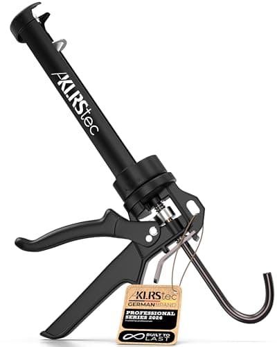 Image of KLRStec Professional Caulking Gun [25:1 Thrust Ratio] Heavy Duty Sealant Gun for All Standard 10oz / 310ml / 1/10 Gallon Silicone and Adhesive Cartridges