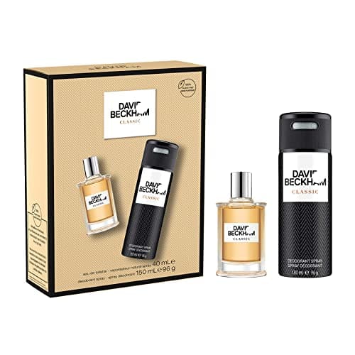 Image of David Beckham Classic Gift Set For Him, 40ml Eau De Toilette & 150ml Deo Spray