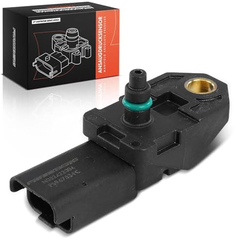 Image of Frankberg 1x Intake Manifold Pressure Sensor Compatible with Berlingo Multispace B9 1.2L 2016-2024 C3 Aircross II 2C 2R 1.2L 2017-2024 C3 II SC 1.2L 2014-2016 Replace# 9675320480