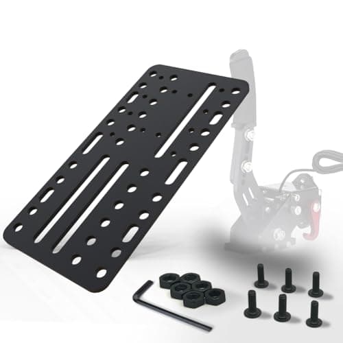 Image of Suitable For Racing Game G25/27/29 T500 Windows 14 Bit Pc Usb Game Handbrake Sim Card,Logitech Driving Force Shifter, Thrustmaster TH8A Shifter,Universal Desk/Chair Mount Bracket Plate