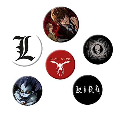 Image of GB eye Death Note Mix Badge Pack