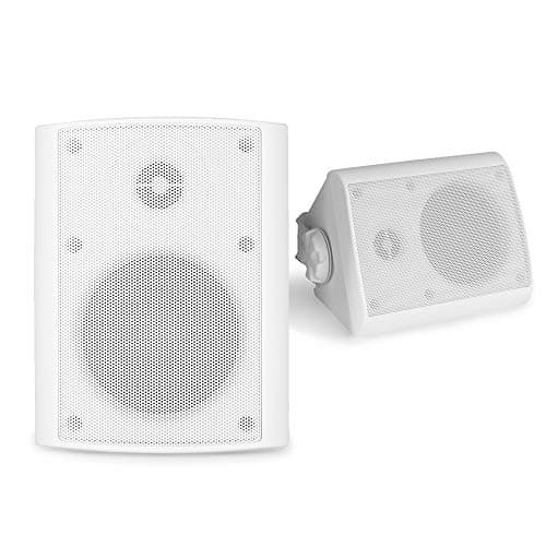 Image of Power Dynamics PD BGO40 4" Wall Speakers Pair - White | Compact 2-Way Passive Wall Speaker Set with IP56 Rating, 100W Output, Aluminium Grille, Ideal for Indoor or Outdoor Installations
