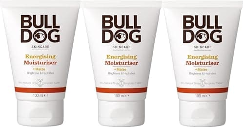 Image of BULLDOG SKINCARE - Energising Moisuriser For Men Brightens and Hydrate 100ml x 3 Pack
