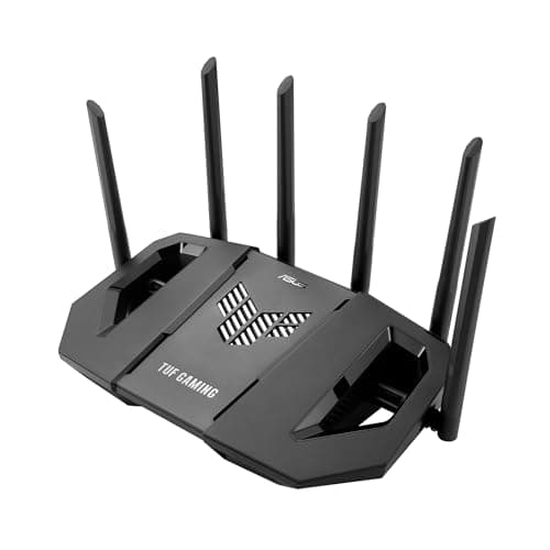 Image of ASUS TUF Gaming BE9400 Tri Band WiFi 7 (802.11be) Extendable Gaming Router, Quad 2.5G ports, 3-step Port Forwarding, Smart Home Master, AiMesh support, and AiProtection for Network Security