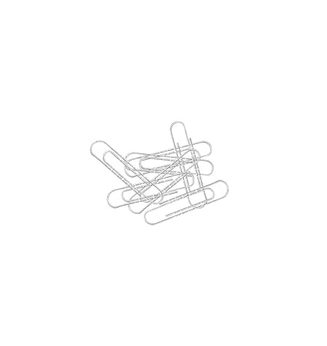 Image of Vsorce4u 75mm Giant Silver Metal Paperclip Strong Steel Paper Clips for Office School Art & Craft (100)