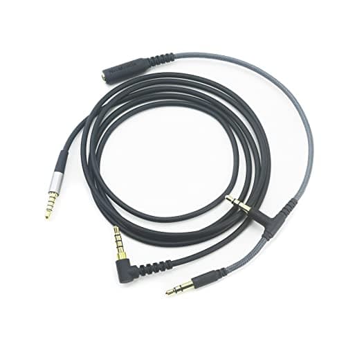 Image of ABLET 3.5mm 5 Pole Male Audio Cable Compatible with SteelSeries Arctis Nova 1, 7, Pro Gaming Headset - 1.3m/4.3ft