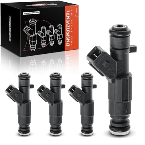 Image of Frankberg 4x Fuel Injector Compatible with Arosa 1999-2004 C.a.d.d.y II 2000-2004 Polo 1999-2001 Petrol Replace# 0280155919