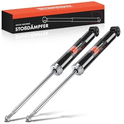 Image of Frankberg 2x Shock Absorber Strut Rear Left Right 565mm Gas pressure Compatible with E.O.S 1F7 1F8 1.4L-3.6L 2006-2015 Replace# 1Q0513029A, 349022