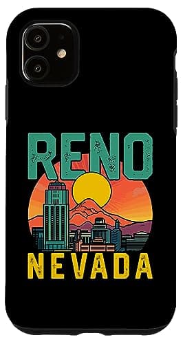 Image of Shirt That Says RENO T-Shirt Simple County RENO Nevada Case for iPhone 11
