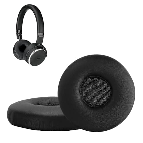 Image of kwmobile 2x Headphone EarpPads for AKG N60NC Wired Replacement Ear Pads - Headphone Ear Covers - Black