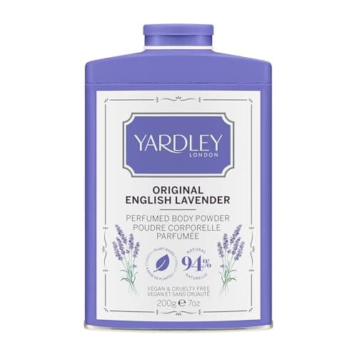 Image of Yardley Original English Lavender Perfumed Body Powder, Original English Lavender Dusting Powder 200g