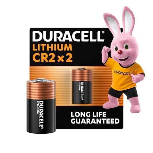 Image of DURACELL CR2 (2 Pack) High Power Lithium Battery 3V (CR15H270) – Long life guarantee – For Alarm Motion Detectors, Thermometers, LED Lights & Electronics – 10 –Year Storage Guarantee - Leak Prevention