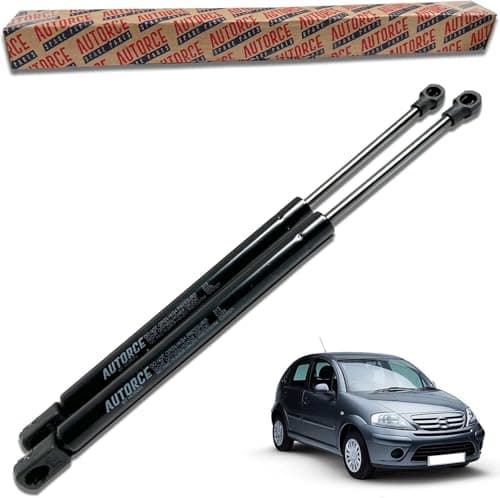 Image of AUTORCE 2 Pcs Rear Tailgate Boot Gas Struts Intended For Citroen C3 Hatchback MK1 2002-2011 Lift Support Shock Absorber System 420 (N) 445 MM - 8731.G3, 96398538801