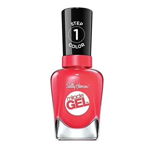 Image of Sally Hansen Miracle Gel Nail Polish At-home gel manicure, 33 Redgy, Soft Red Shades - 14.7 ml