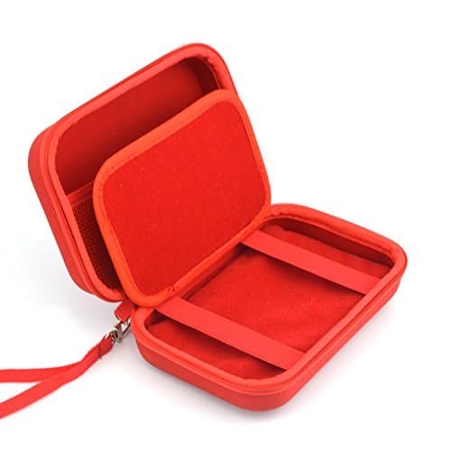 Image of RED Rheme Premium Universal Hard Carry Case with STRAP RED Suitable for all 5 inch and 6 inch devices including TomTom, Garmin, Navman and Navigon Brands