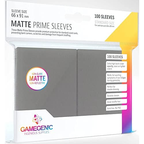 Image of Gamegenic Matte Prime Sleeves (100-Pack)