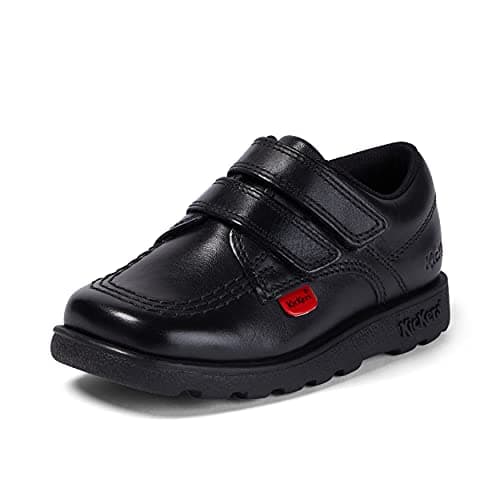 Image of Kickers Kids Fragma LT Vl Baby Moc Toe Shoes Black 9
