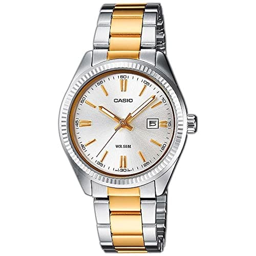 Image of Casio Women's Analogue Quartz Watch with Stainless Steel Bracelet LTP-1302PSG-7A