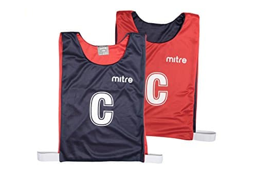 Image of Mitre Netball Pro Reversible Sports Training Bib | Pack of 7 | Netball Equipment | Sports Training Netball Bibs