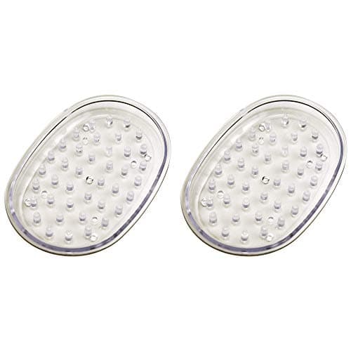 Image of Chef Aid Plastic Light Weight Soap Holder 12.2 x 10 x 8 cm Clear (Pack of 2)