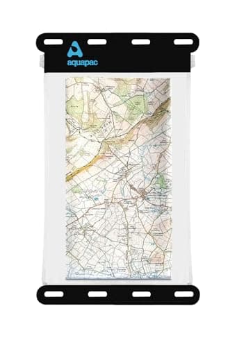 Image of Aquapac Small Waterproof Map Case for Outdoors Hiking Kayaking Camping Size 19.5x30cm