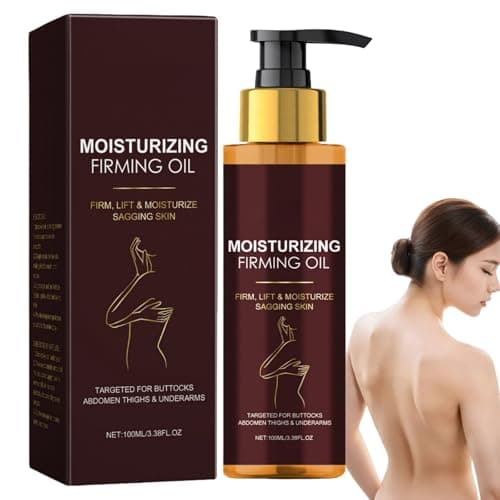 Image of Body Firming Oil & Moisturiser for Women,Skin Tightening Lux/URY Body Lotion with Shimmer Glow,Korean Moisturiser & Massage Oils for Massage,Natural and Gentle,Holiday Essentials Skincare,Effective