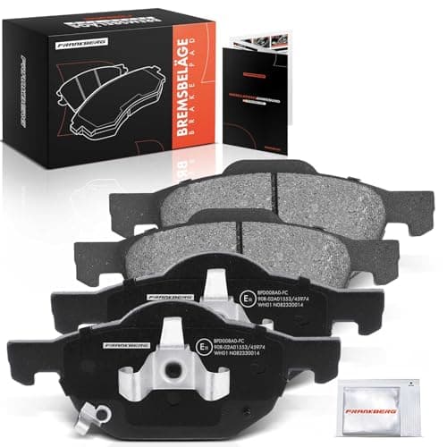 Image of Frankberg Brake Pad Set incl. 4x Pads Front Compatible with Accord VII CL CN 2003-2008 Accord VII Tourer CM CN 2003-2008 Replace# 45022SEAE01