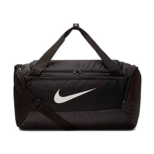 Image of NIKE BA5957-010 Brasilia Gym Bag Unisex Adult black/black/white Size 1SIZE