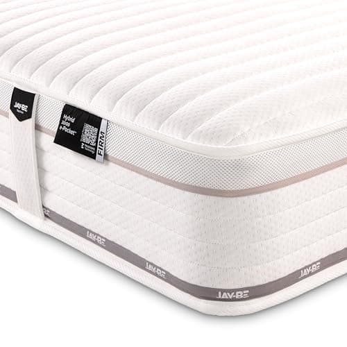 Image of JAY-BE Truecore Hybrid 2200 Small Double Mattress, 4ft, 23cm Thick, e-Pocket Sprung, Medium Firm Mattress, Sustainably Made in the UK (190 x 120 x 23cm)