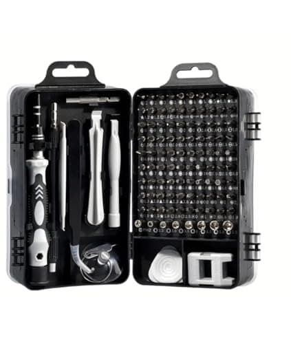Image of 122-Piece Precision Screwdriver Set, Magnetic Small Screwdriver Set, Electronic Repair Tool Kit DIY Screwdriver Kit for Phone, PC, Laptop, Computer, MacBook, PS4, Ring