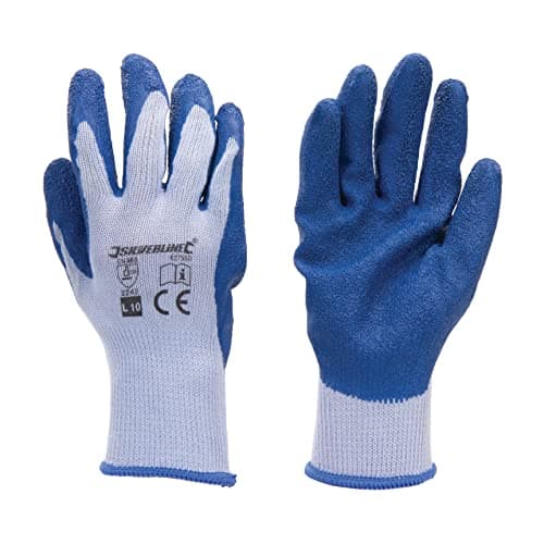 Image of Silverline 427550 Latex Builders Gloves L 9
