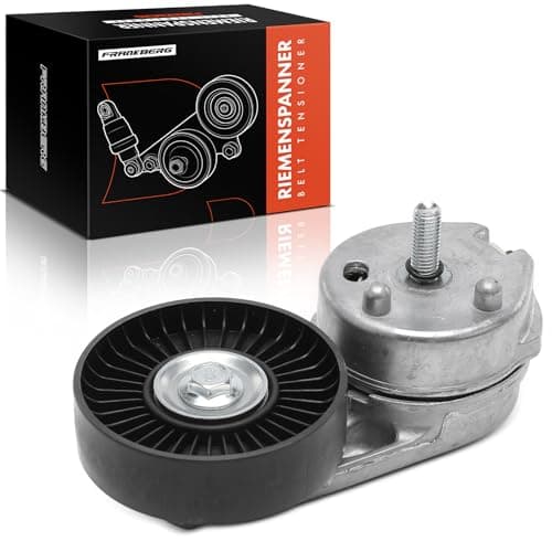 Image of Frankberg Drive Belt Tensioner Pulley Compatible with Discovery IV 2009-2017 Rang.e Rove.r IV 2012-Today Rang.e Rove.r Sport I L320 2009-2013 Rang.e Rove.r Sport II L494 2013-Today Replace# LR035493
