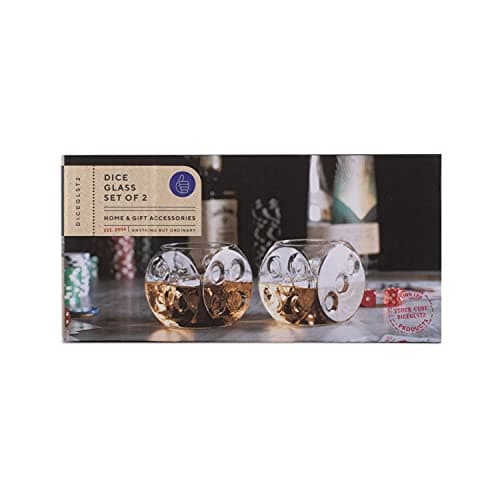 Image of Thumbs Up Cube Glasses Set of 2 Transparent 300 ml