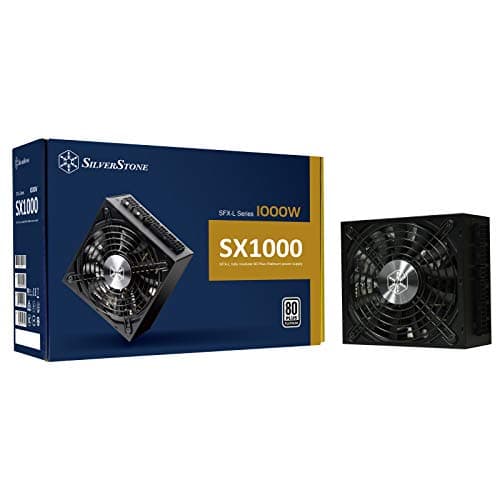 Image of SilverStone SX1000 Platinum, 80 PLUS Platinum 1000W fully modular SFX-L power supply, SST-SX1000-LPT V1.1