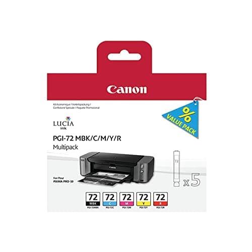 Image of Canon 6402B009 Inkjet Cartridge - Black/Yellow/Magenta/Cyan (Pack of 5)