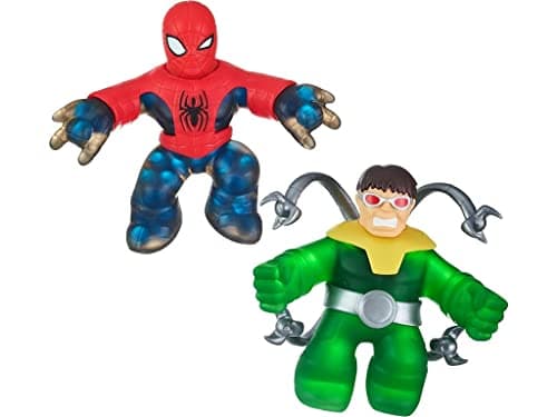 Image of Heroes of Goo Jit Zu Bandai Marvel Action Figure – Pack of 2 Spiderman VS DR Octopus Multicolour CO41378
