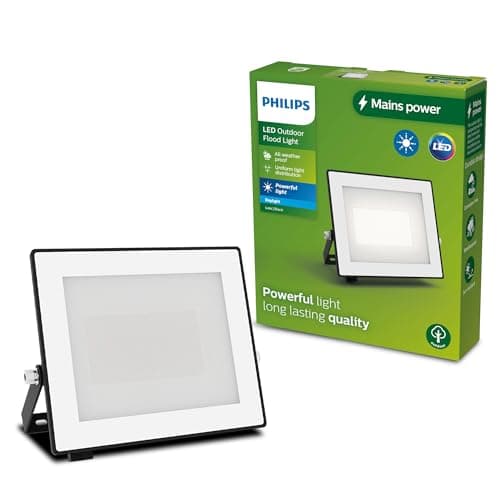 Image of PHILIPS Lois Outdoor Floodlight, 30 W, 5000 K, Black