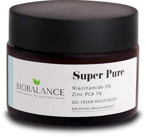 Image of BioBalance Super Pure Gel Cream | 50ml | Regulate Sebum Production | Tightens Pores & Controls Shine | Evens Skin Tone | Reduce Dark Spots | 5% Niacinamide
