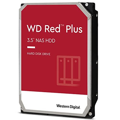Image of WD Red Plus 6TB NAS 3.5" Internal Hard Drive - 5400 RPM Class, SATA 6Gb/s, CMR, 256MB Cache