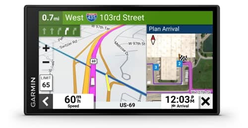 Image of Garmin dēzl LGV610, HGV Truck GPS Sat Nav, 6" display, Custom Truck Routing, Birdseye Direct Satellite Imagery, Route Overview, HGV Parking, Truck & Trailer Services feature, EU maps,Live Traffic