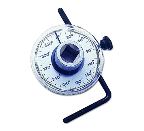 Image of Laser 2611 Torque Angle Gauge 65mm 1/2"D, Black / Black