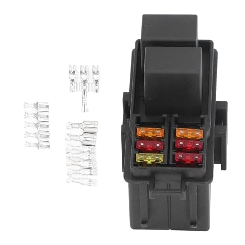 Image of FTVOGUE PREMIUM 12V Relay Box with 2 12 VDC 30A 5 Pins and 6 for Autoboot, Versatile Solution for Electrical Systems