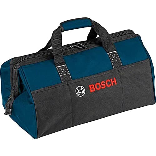 Image of Bosch Professional Tool Bag (Medium Size, Durable 600D Polyester, Industrial Zippers, Spacious Design 480x280x300 mm, Wide 180-degree Opening)