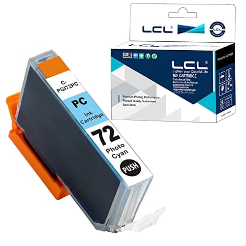 Image of LCL PGI-72PC Photo Cyan Ink Cartridge Replacement for Canon 72 PGI-72 Replacement for Canon PIXMA Pro-10 PIXMA Pro-10s (1 Pack)