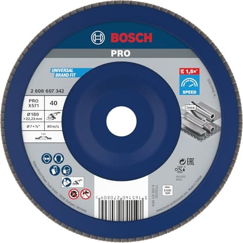 Image of Bosch 2608607342 180 mm Flap Disc
