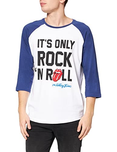Image of The Rolling Stones Men's Only Rock N Roll T-Shirt, White, XX-Large